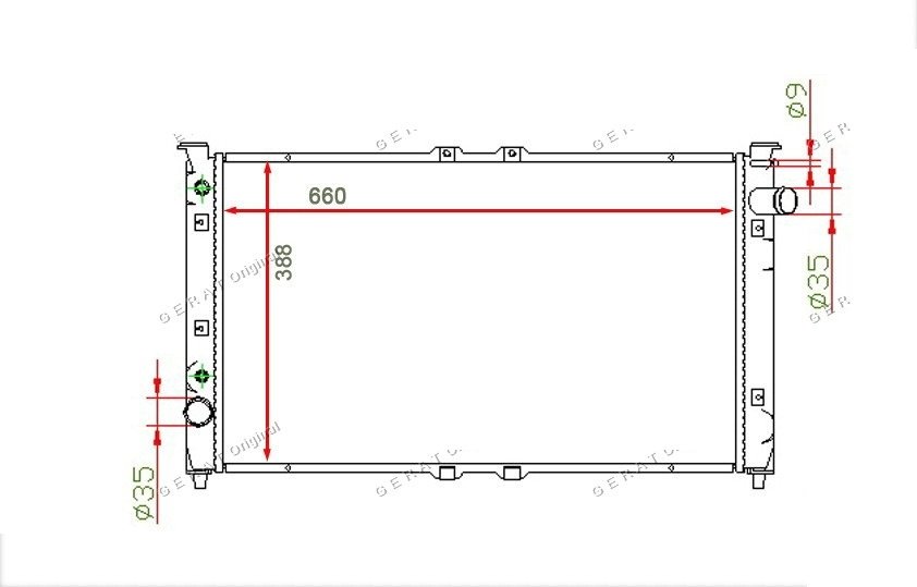 Winkod радиатор основной WRW1145