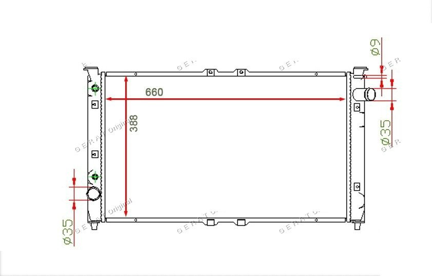 Winkod радиатор основной WRW1145