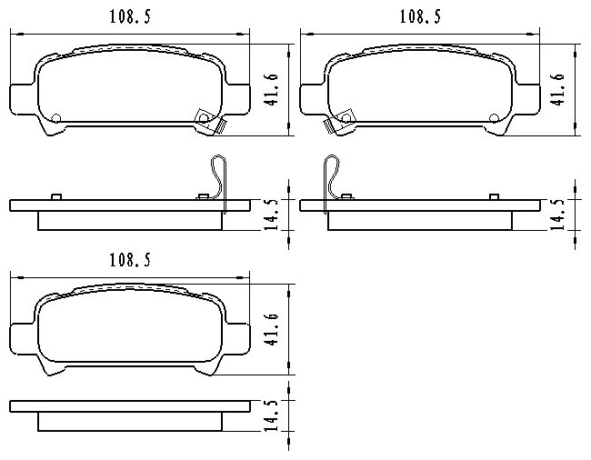 Колодки Winkod задние W272902BP