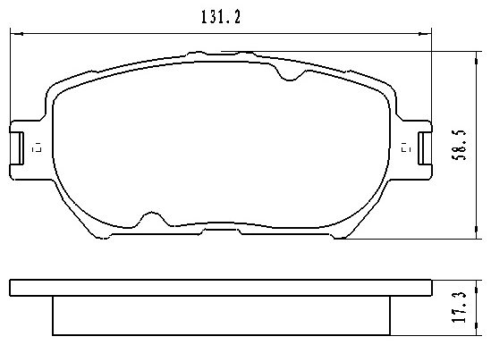 Колодки Winkod передние W288400BP