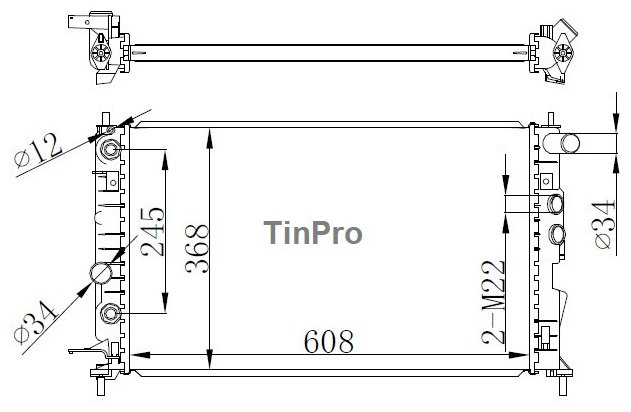 Winkod радиатор основной WRW1220 купить,NaN