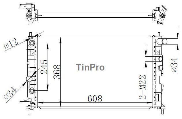 Winkod радиатор основной WRW1220 купить,NaN