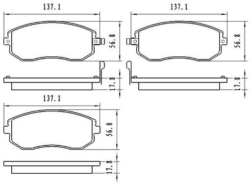 Колодки Winkod передние W295102BP