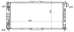 Winkod радиатор основной WRW1144