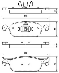 Колодки Winkod передние WBP1561