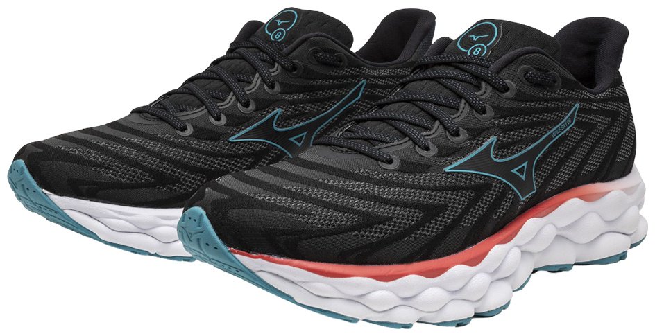 Кроссовки Mizuno Wave Sky 8 черный - ForteMarket Кроссовки Mizuno Wave Sky 8 черный купить,0