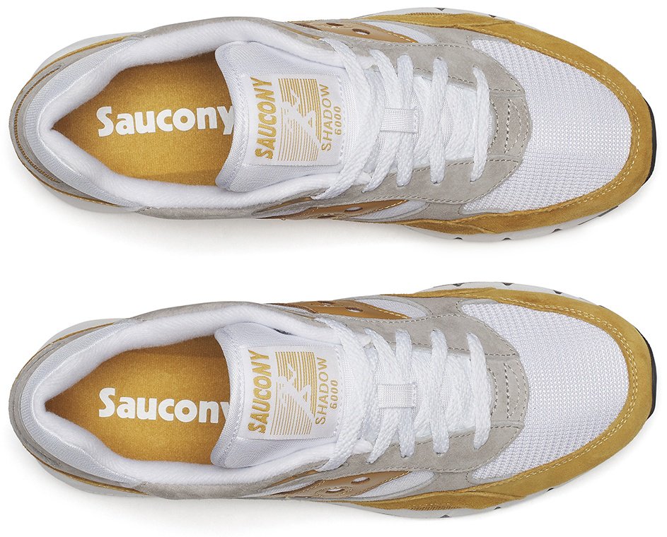Кроссовки Saucony Shadow 6000 белый, оранжевый купить,NaN