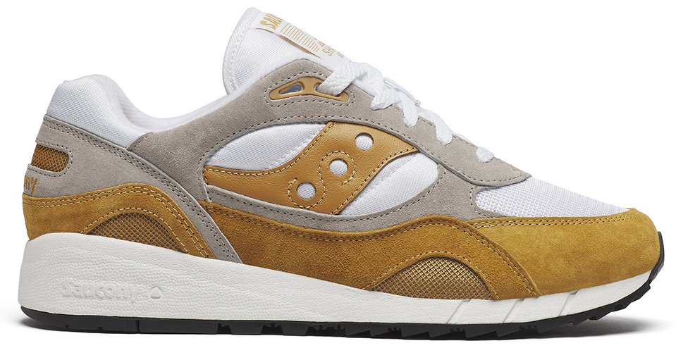 Кроссовки Saucony Shadow 6000 белый, оранжевый купить,NaN
