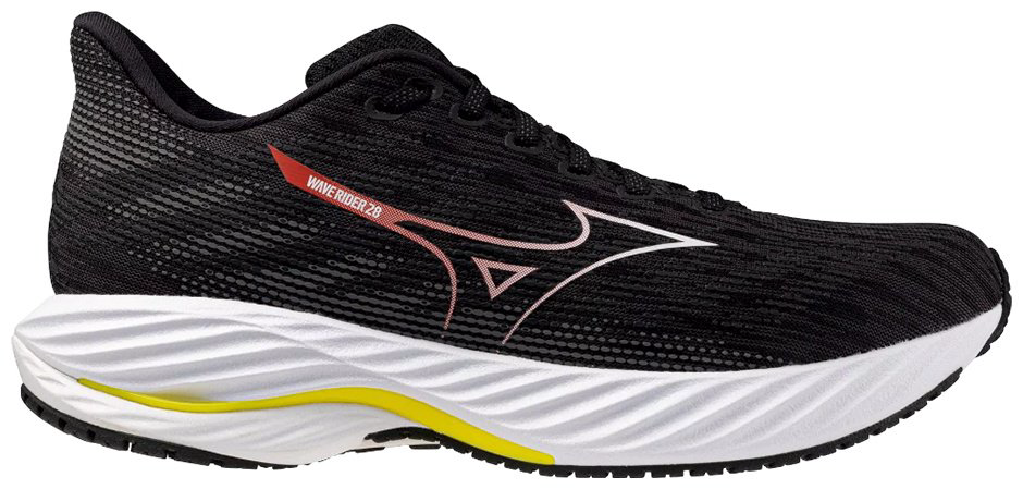 Кроссовки Mizuno Wave Rider 28 черный купить,NaN