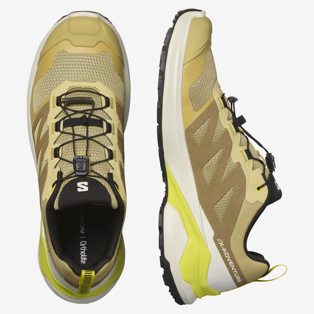 Кроссовки Salomon X-Adventure золотистый купить,NaN