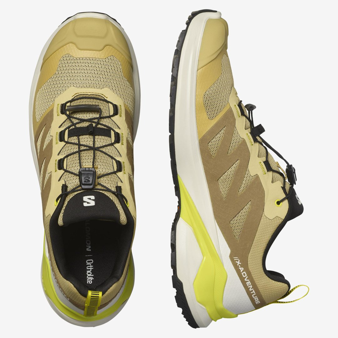 Кроссовки Salomon X-Adventure золотистый купить,NaN