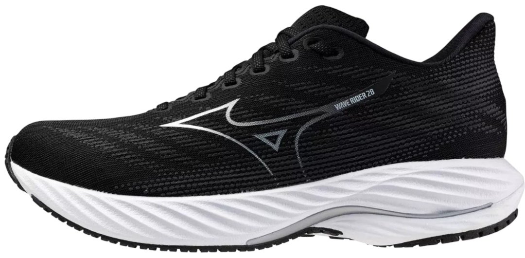 Кроссовки Mizuno Wave Rider 28 2E черный купить,89900
