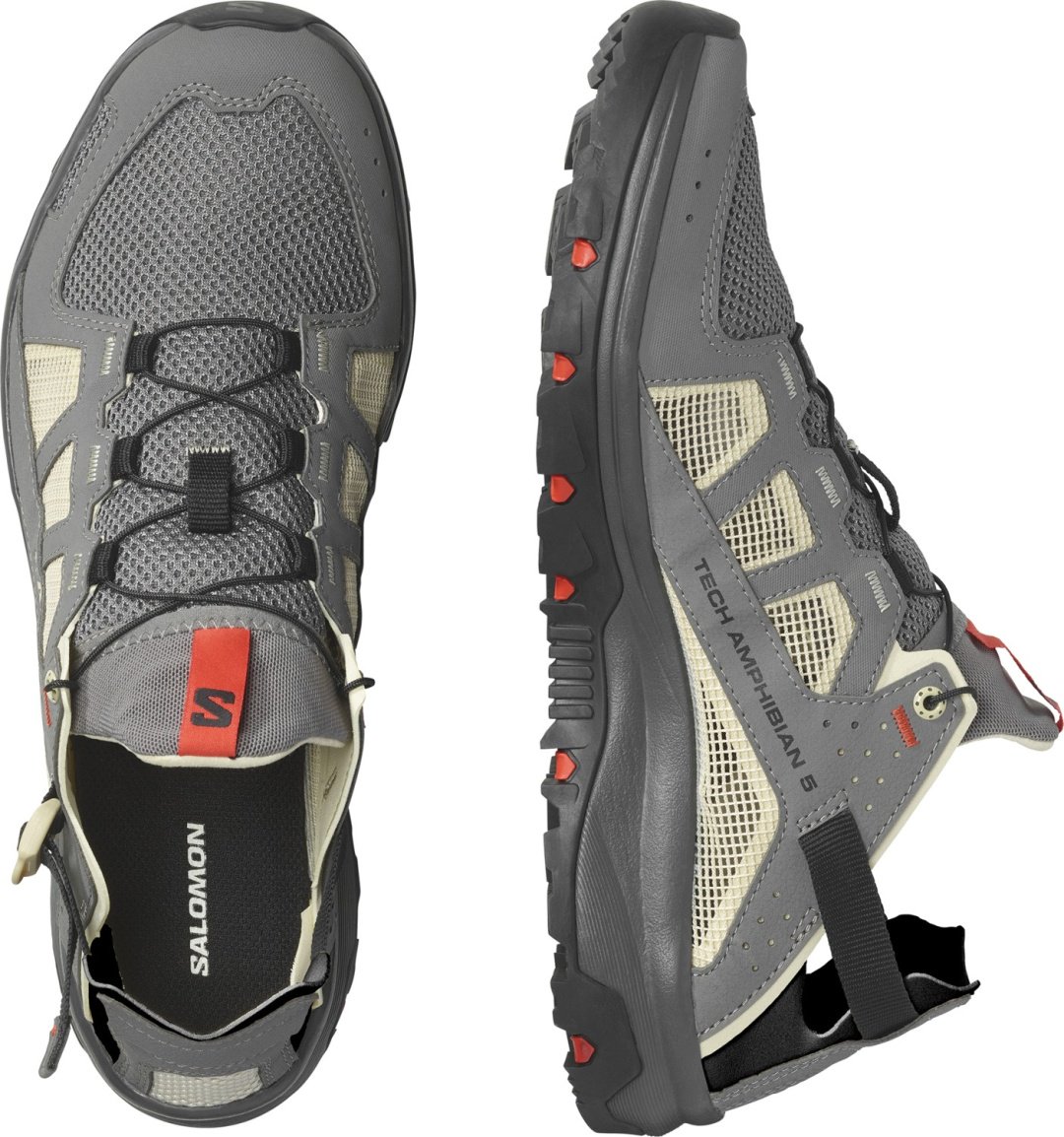 Кроссовки Salomon Techamphibian 5 серый купить,0
