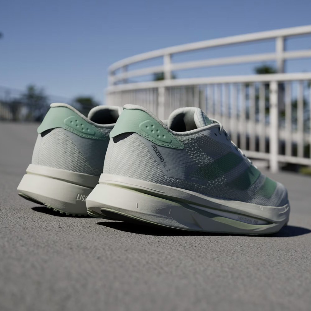 Кроссовки adidas Adizero sl2 зеленый, серый купить,79900