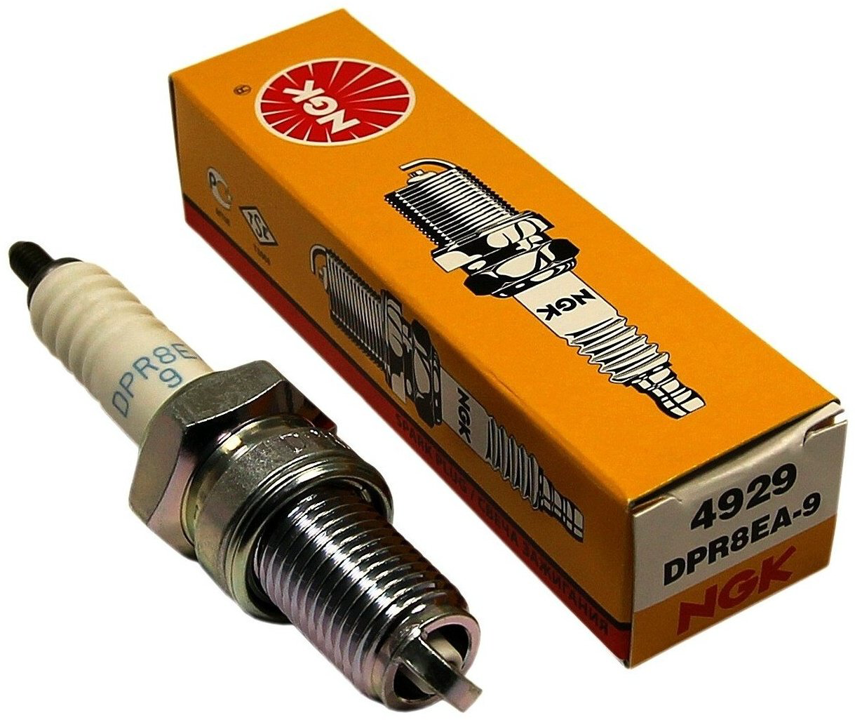 Свеча зажигания NGK DPR8EA9 4929 купить,NaN