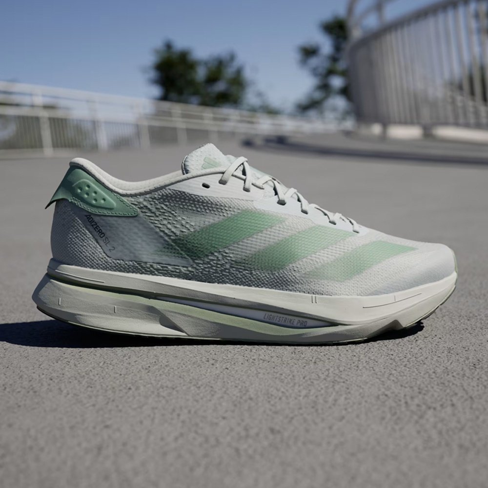 Кроссовки adidas Adizero sl2 зеленый, серый купить,0