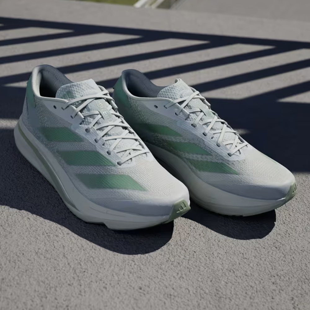 Кроссовки adidas Adizero sl2 зеленый, серый купить,0