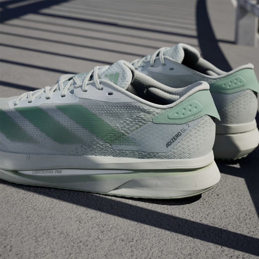 Кроссовки adidas Adizero sl2 зеленый, серый купить,0