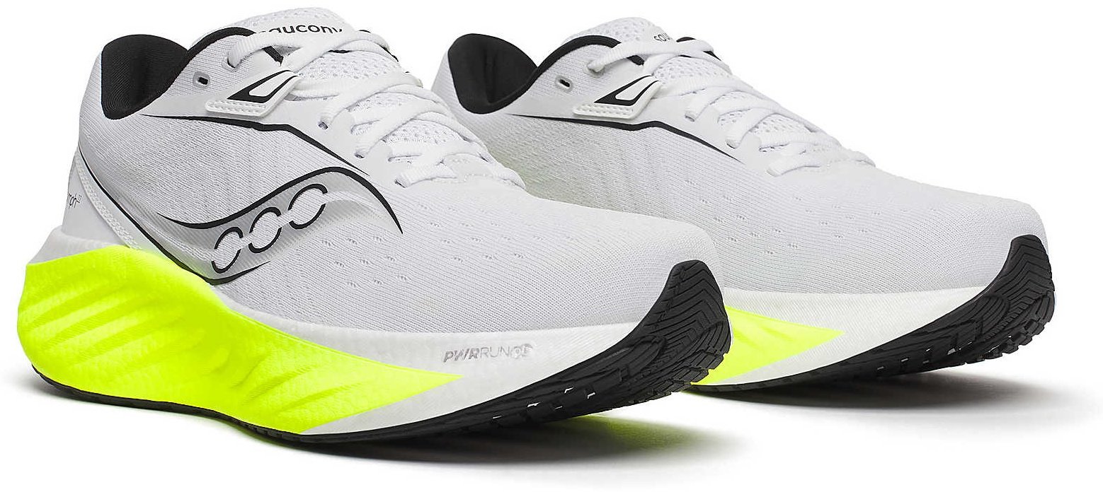 Кроссовки Saucony Triumph 22 белый, желтый купить,NaN