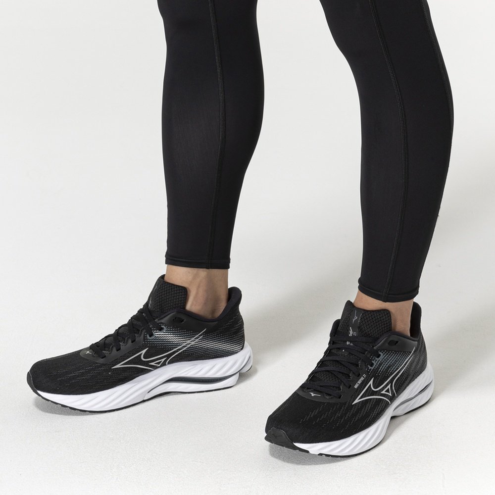 Кроссовки Mizuno Wave Inspire 21 2E черный купить,0