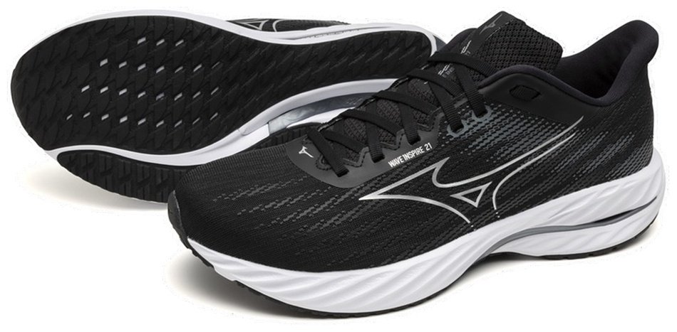 Кроссовки Mizuno Wave Inspire 21 2E черный - ForteMarket Кроссовки Mizuno Wave Inspire 21 2E черный купить,0