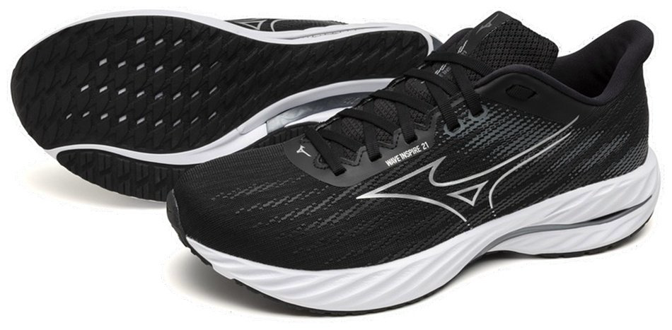 Кроссовки Mizuno Wave Inspire 21 2E черный купить,NaN
