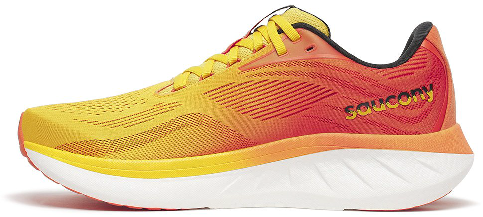 Кроссовки Saucony Ride 18 желтый, оранжевый купить,NaN