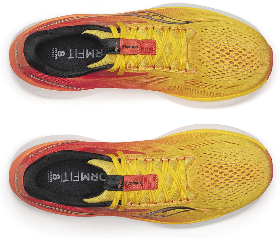 Кроссовки Saucony Ride 18 желтый, оранжевый - ForteMarket Кроссовки Saucony Ride 18 желтый, оранжевый купить,0