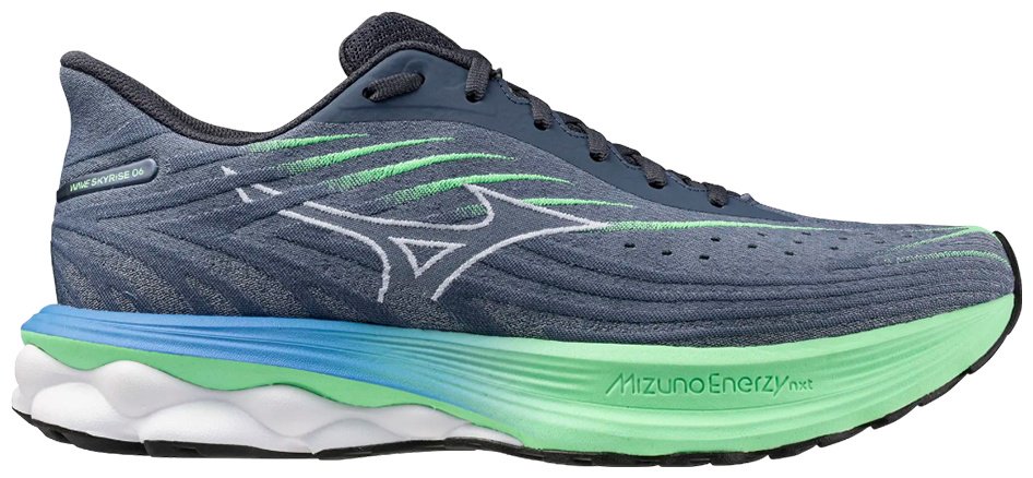 Кроссовки Mizuno Wave Skyrise 6 синий купить,85900