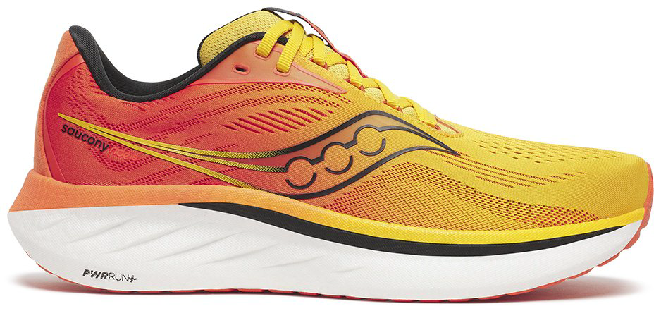 Кроссовки Saucony Ride 18 желтый, оранжевый купить,NaN