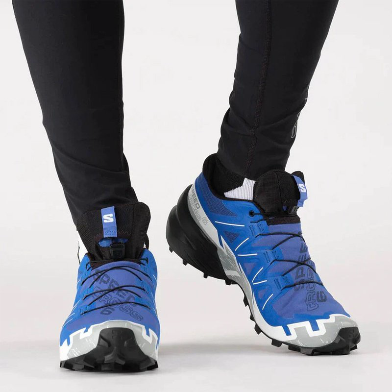 Кроссовки Salomon Speedcross 6 GTX синий купить,NaN