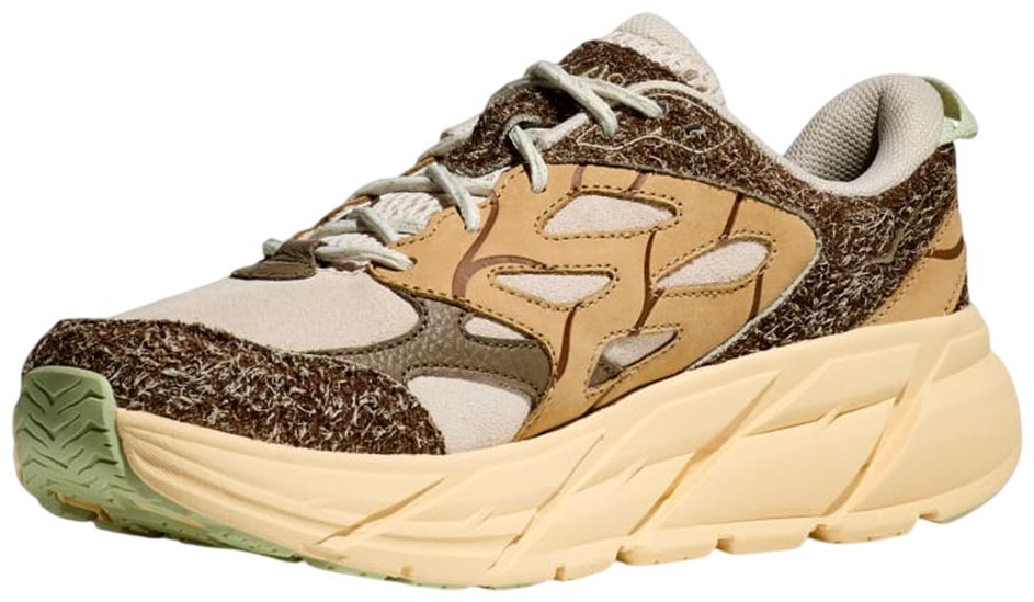 Кроссовки Hoka Clifton L Suede бежевый купить,NaN