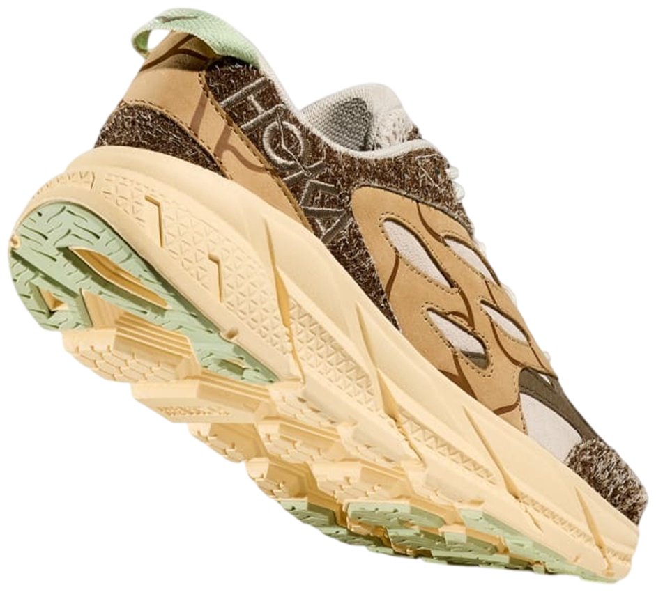 Кроссовки Hoka Clifton L Suede бежевый купить,NaN