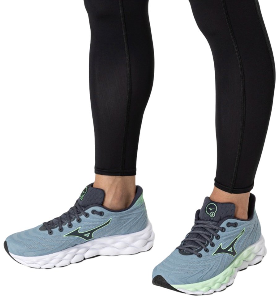Кроссовки Mizuno Wave Sky 8 голубой купить,NaN