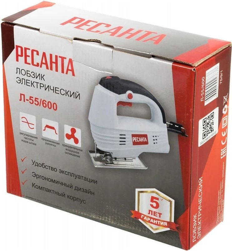 Электролобзик Ресанта Л-55-600 75/9/1 купить,NaN