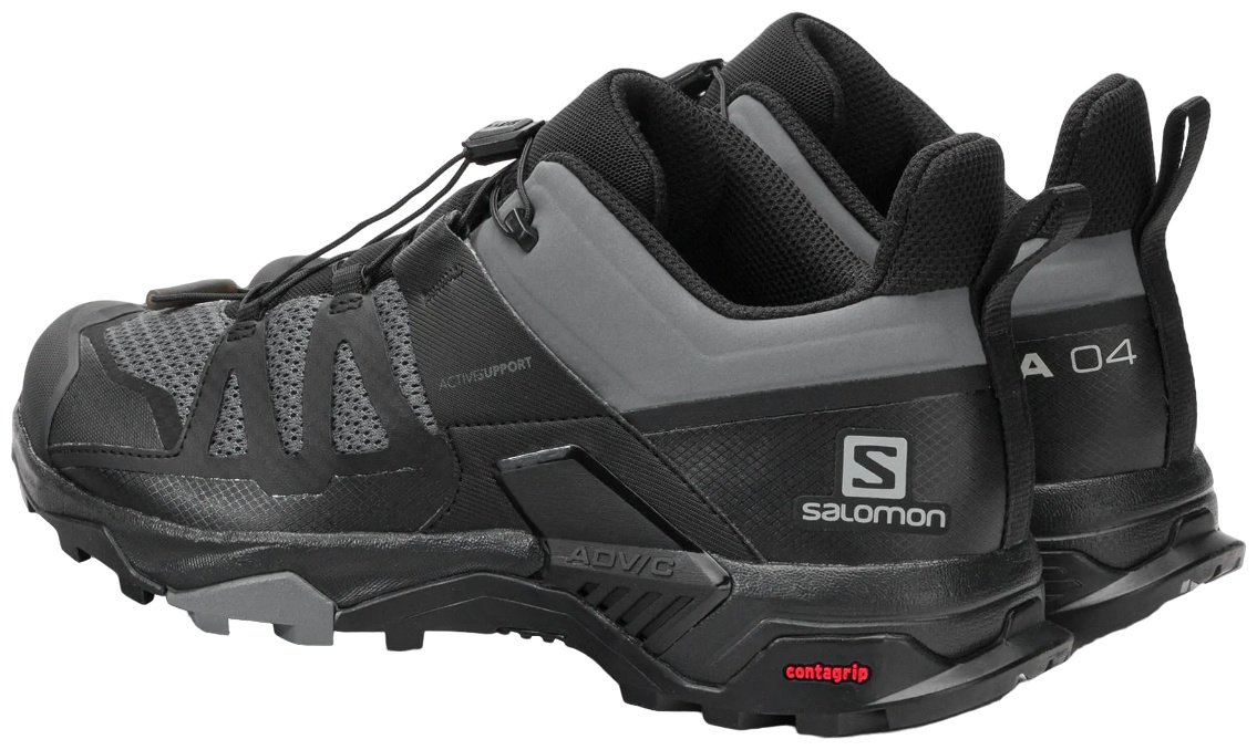 Треккинговые кроссовки Salomon серый, черный купить,79900