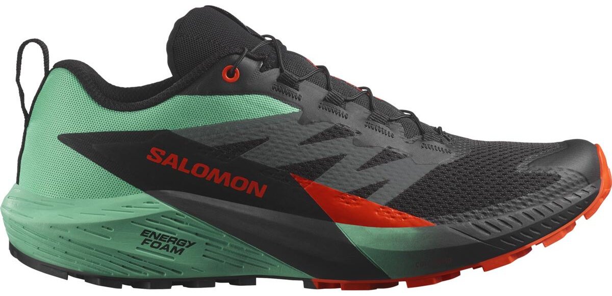 Треккинговые кроссовки Salomon зеленый, черный купить,NaN