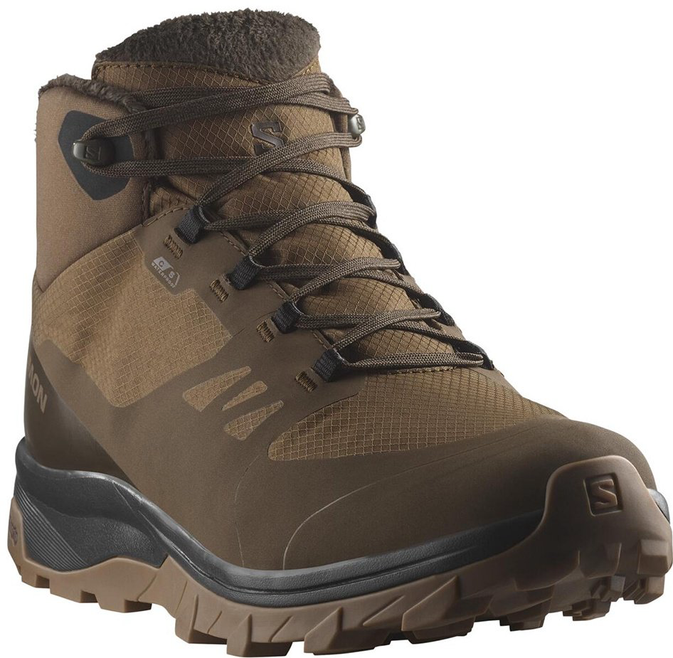 Треккинговые ботинки Salomon коричневый купить,NaN