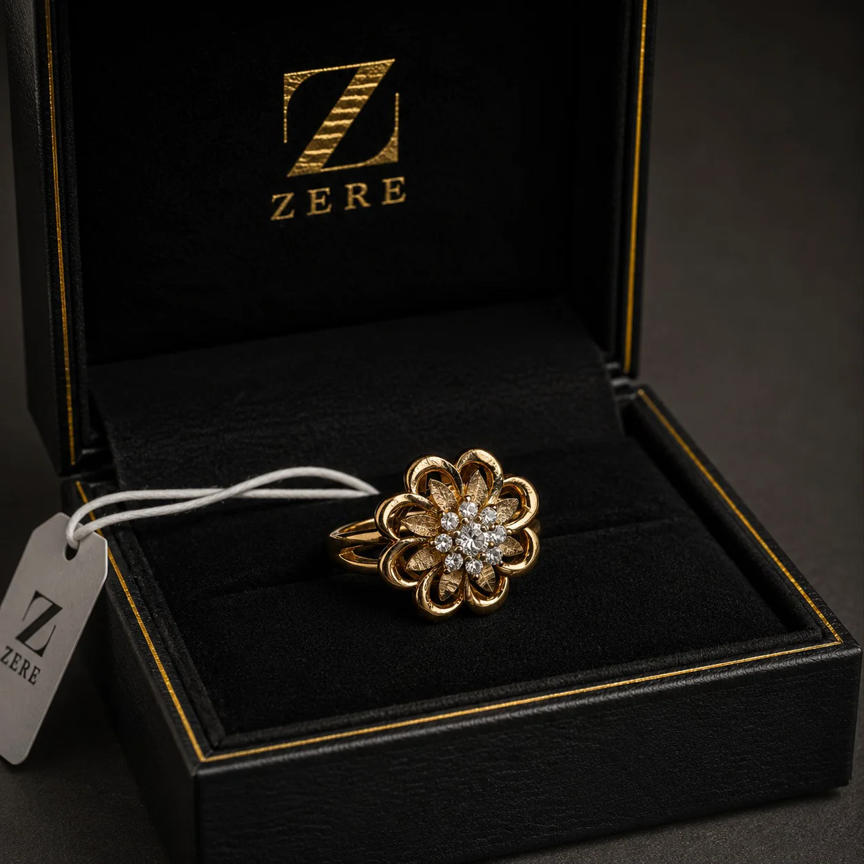 Кольцо Zere ZR090528 золото 19.5р 2.42гр купить,203050