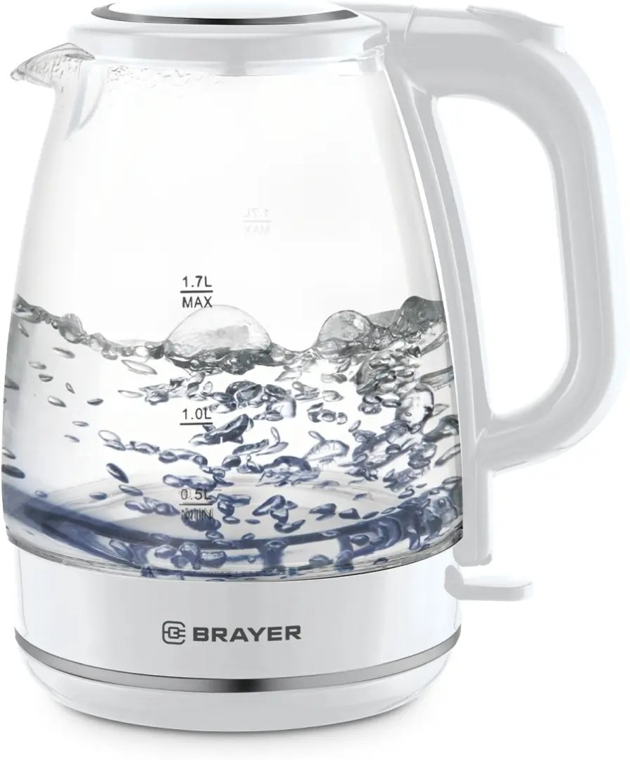 Электрочайник Brayer BR1030WH 1.7 л белый купить,NaN
