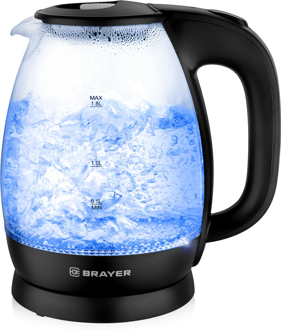 Электрочайник Brayer BR1026 1.8 л черный купить,NaN
