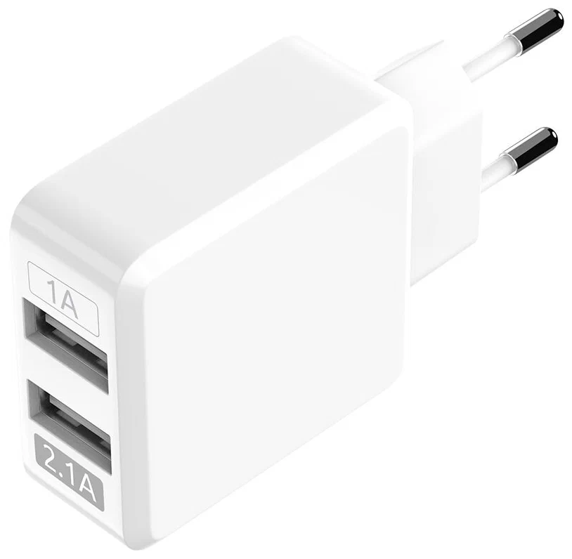 Зарядное устройство сетевое Olmio USB 2.1A, 2USB купить,NaN