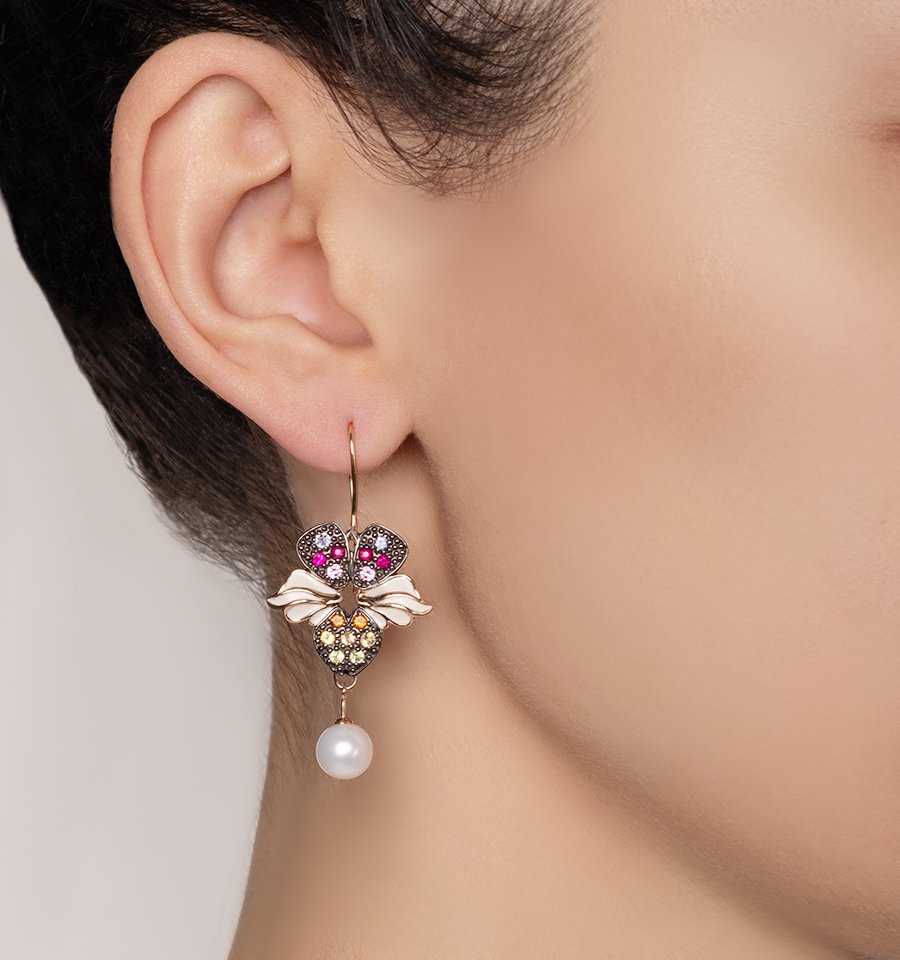 Серьги Кристалл H290 купить,NaN
