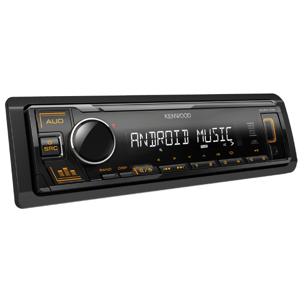 Автомагнитола Kenwood KMM-105AY черная  купить,60500