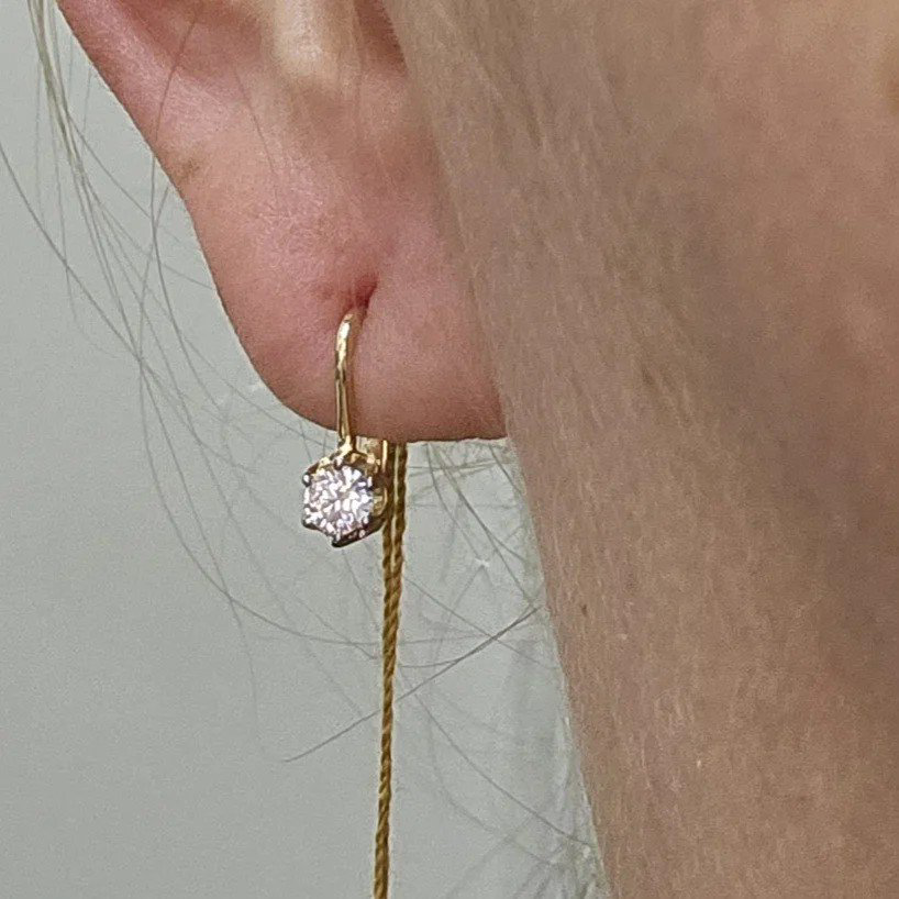 Серьги Deimantas 110523966 1,25гр. купить,NaN