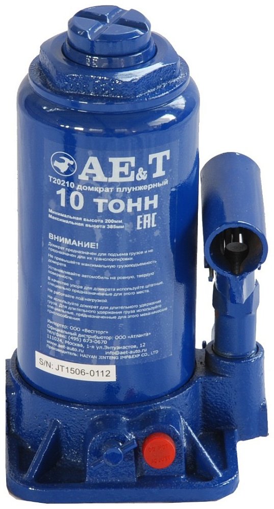 AE&T домкрат бутылочный T20210 10 т - ForteMarket AE&T домкрат бутылочный T20210 10 т купить,0