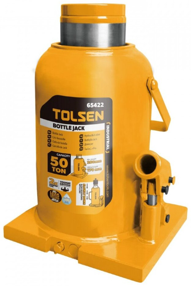 TOLSEN домкрат бутылочный 65422 50 т купить,90070