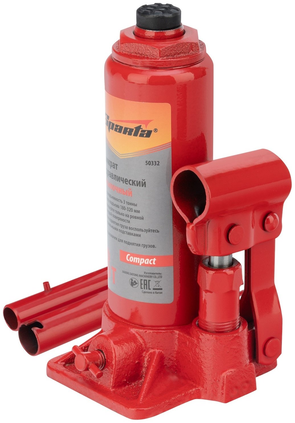 SPARTA домкрат бутылочный Compact 50332 3 т