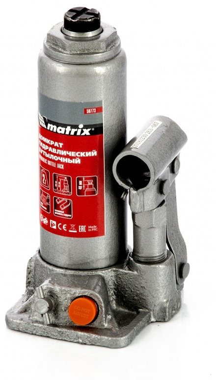 MATRIX домкрат бутылочный 50773 2 т купить,11010