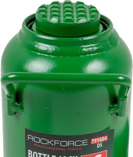 ROCKFORCE домкрат бутылочный RF-T91604 (DS) 16 т купить,0